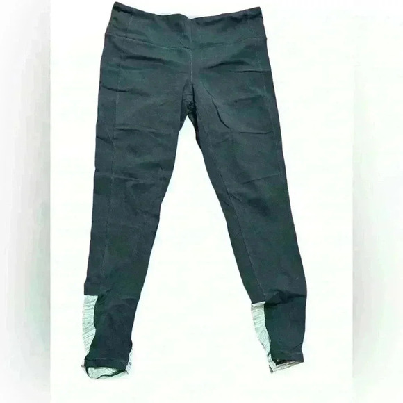 Lucy black leggings with green accents size XL .  Perfect core collection - Picture 1 of 3